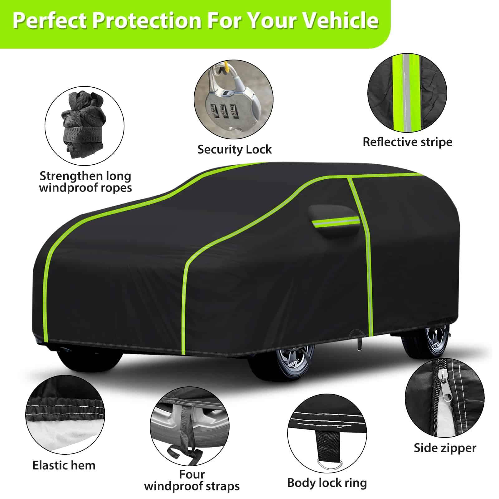 Cubierta de Coche Completa de 6 Capas para Land Rover Range - Imagen 4