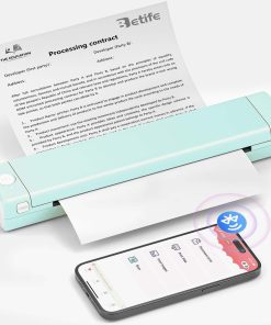 Impresoras Portátiles Inalámbricas M08F para Viajes,