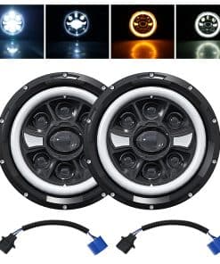 Faros LED de 7 Pulgadas ANGU para Motocicletas Aprobados