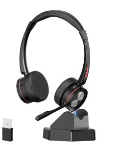 Auriculares Inalámbricos Stereo con Micrófono para PC,