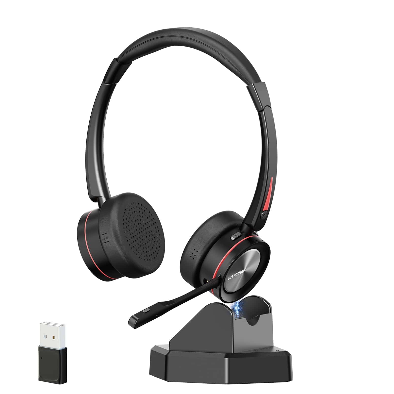 Auriculares Inalámbricos Stereo con Micrófono para PC,