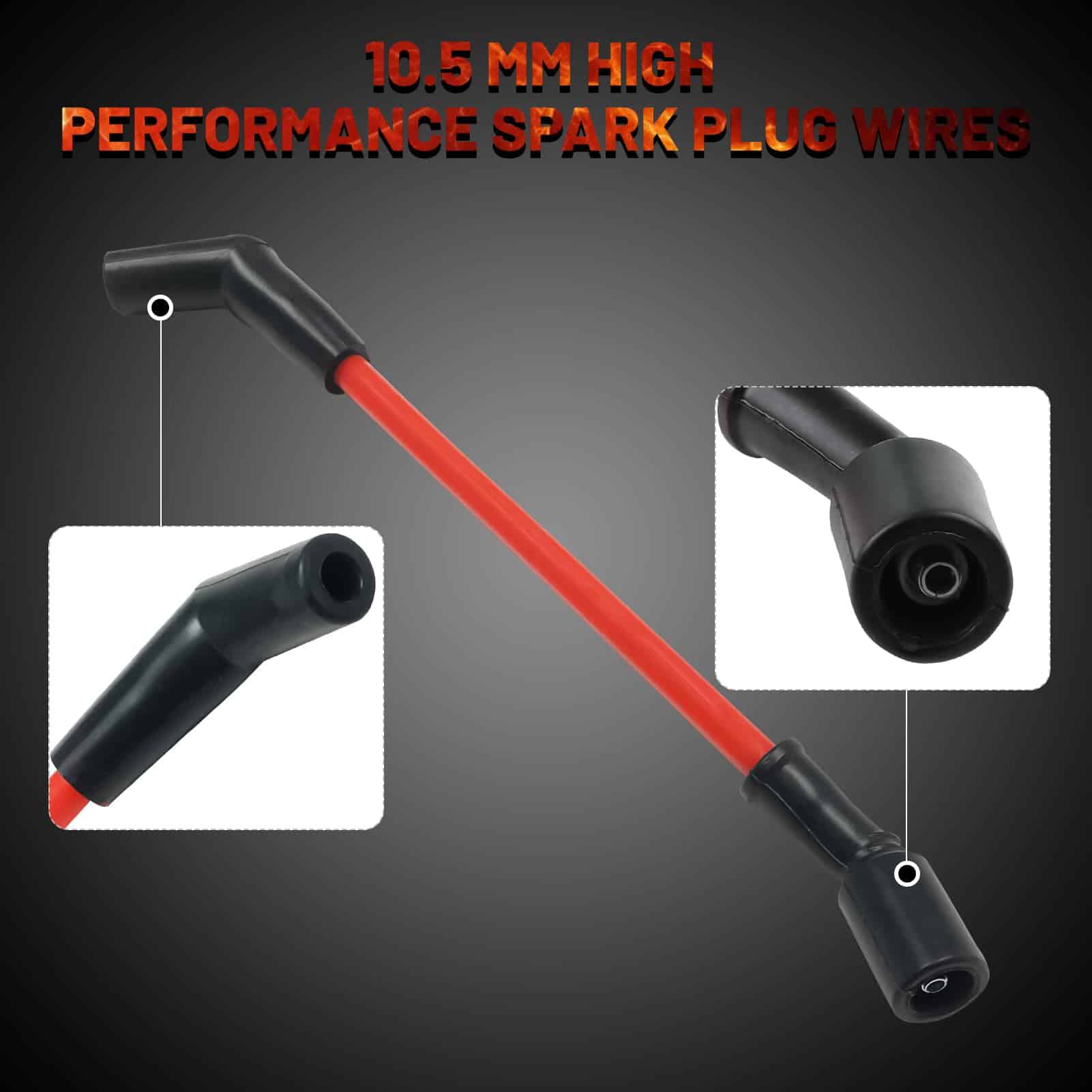 Conjunto de cables de bujías de encendido por calor DUEYU - Imagen 4