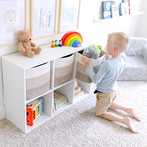 Juego de 3 Canastas Tejidas de Cuerda de Algodón - Imagen 4