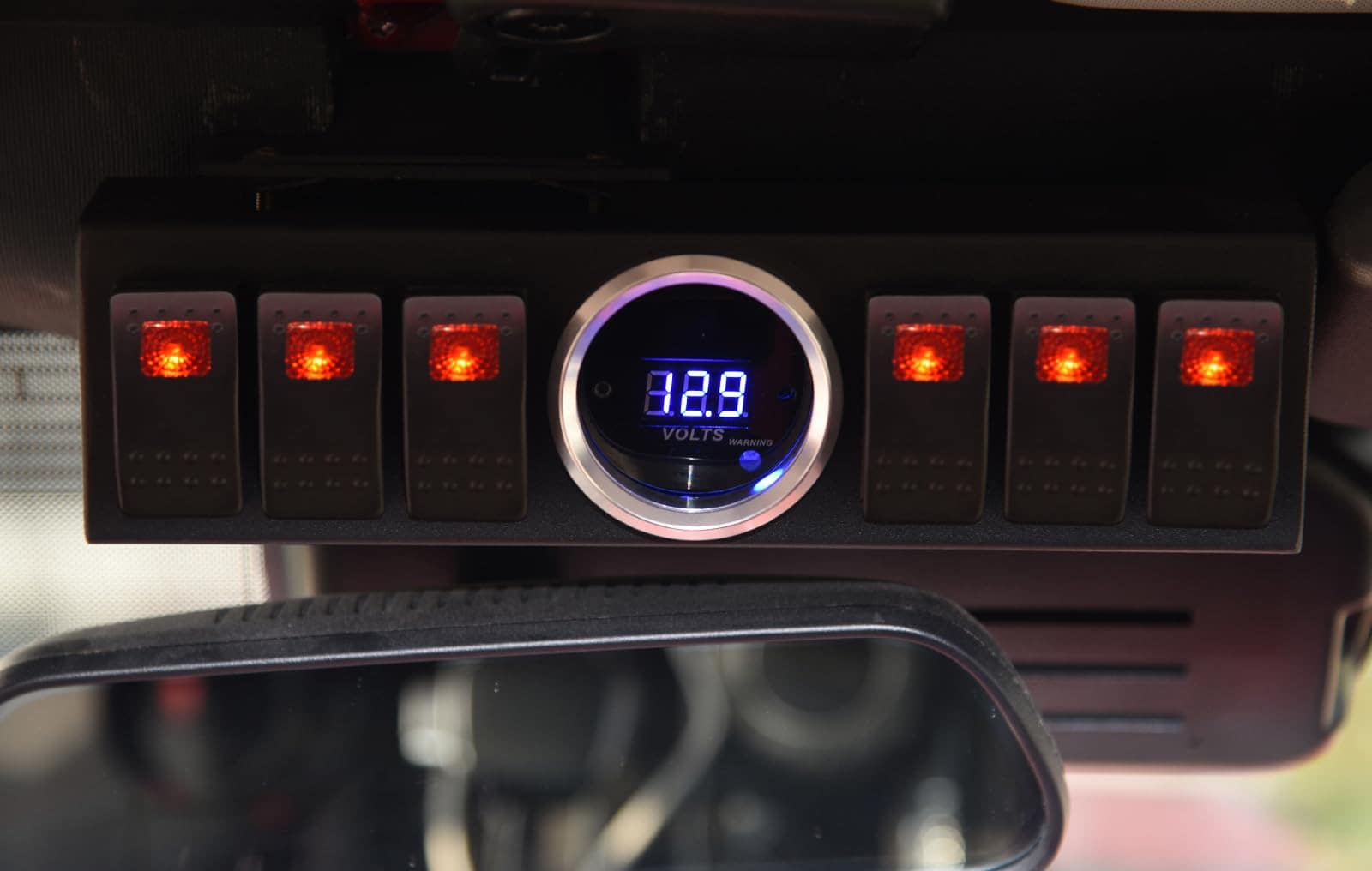 Panel de interruptores de 6 vías para techo con caja de - Imagen 8