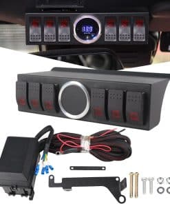 Panel de interruptores de 6 vías para techo con caja de