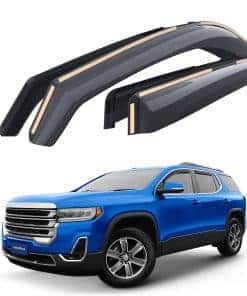 Deflectores de ventana a prueba de rupturas -Humo Premium