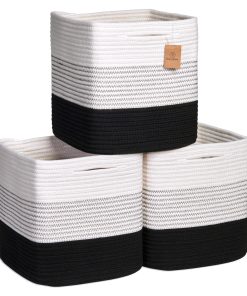 Cubos de Almacenamiento NaturalCozy 11 Pulgadas Cestas de