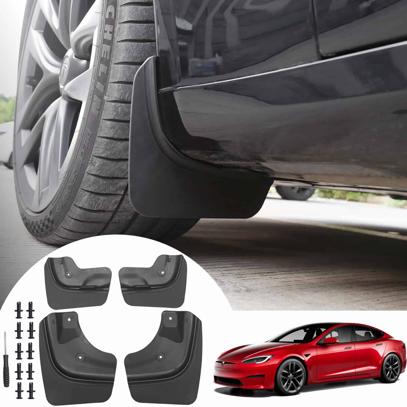 Salpicaderas para Tesla Model S 2025 2024 2023 2022 - No se