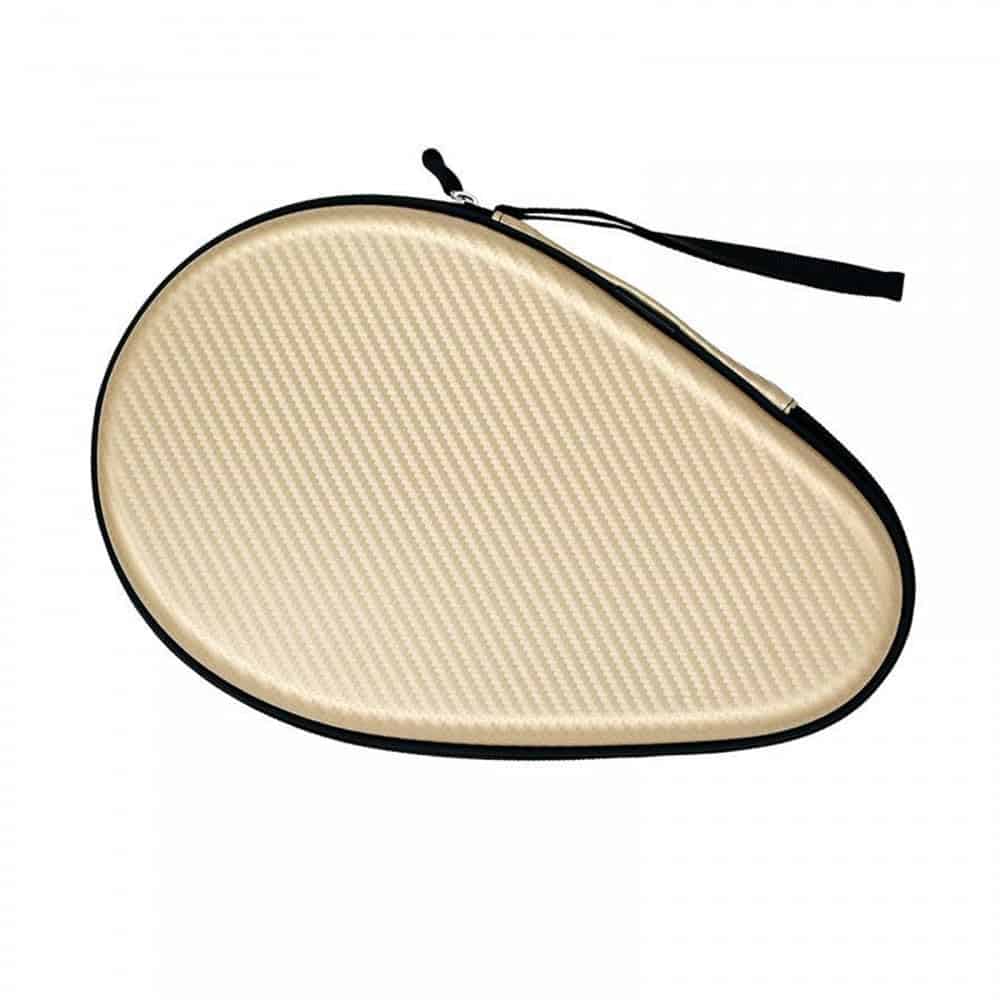 Estuche para Raquetas de Tenis de Mesa -Patrón de paja dorad