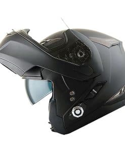 Casco modular de motocicleta Bluetooth de cara completa