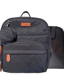 Mochila de pañales pequeña Purple Finch, mochila de pañales