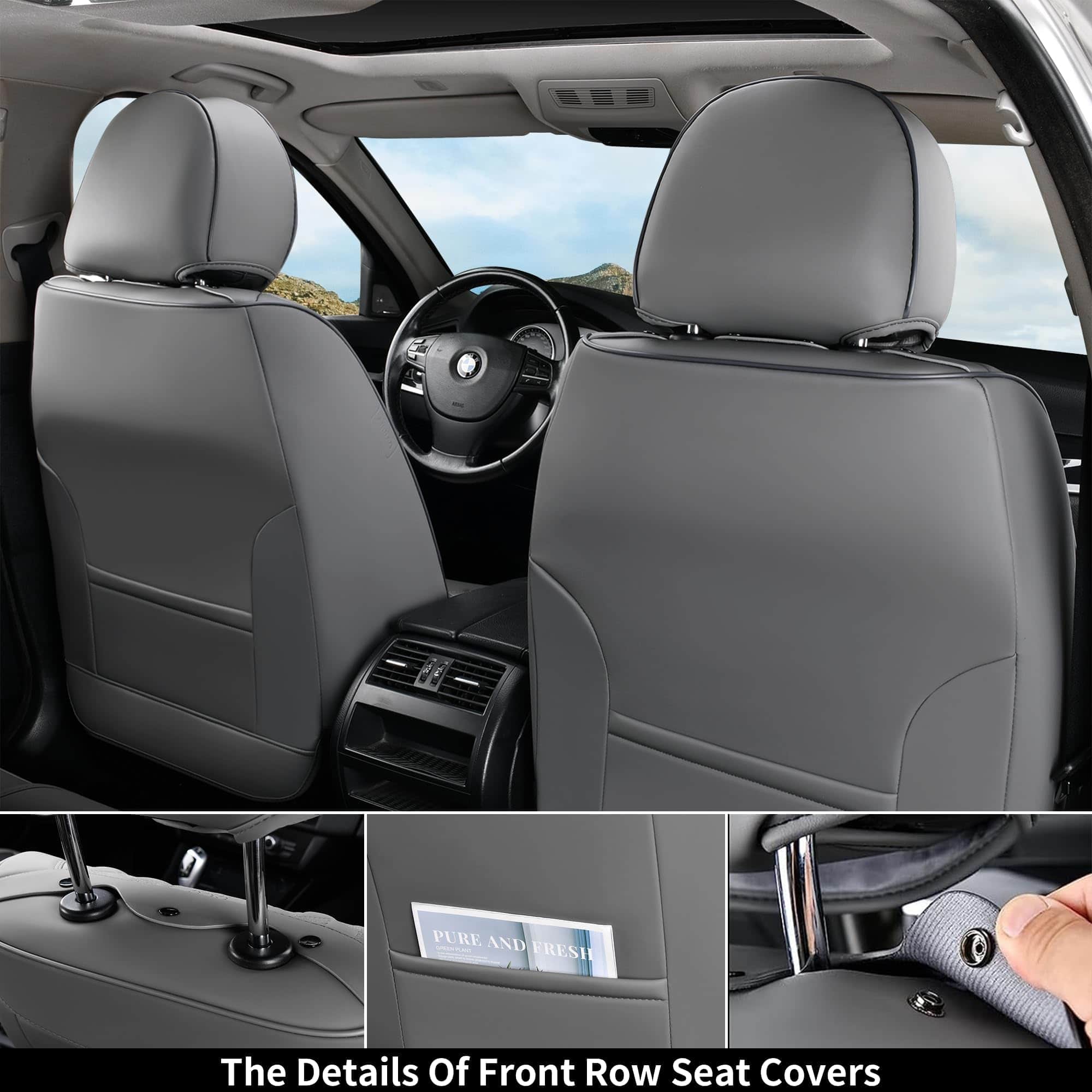 Cubiertas de Asiento de Auto Coverado -Gris - Imagen 3