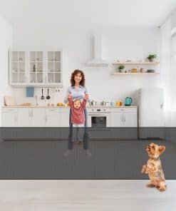 Puerta de seguridad retráctil Neatki para niños y perros en