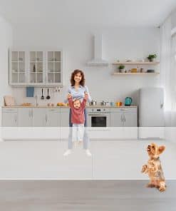 Puerta de seguridad retráctil Neatki -Blanco