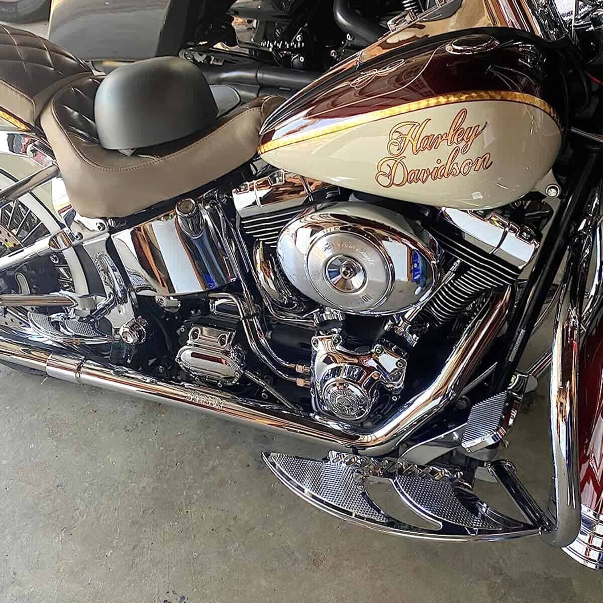 Para Reposapiés Harley Touring Street Road Glide para - Imagen 9