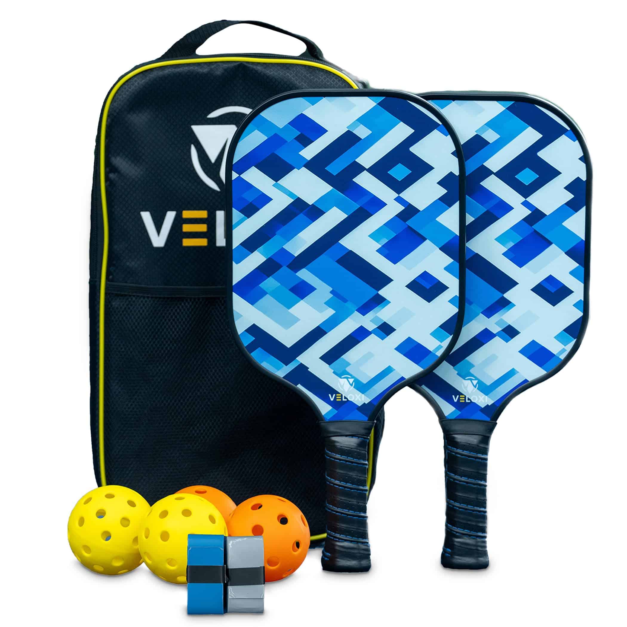 Set de 2 Palas de Pickleball Veloxi - Superficie de Fibra