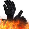 Guantes para Parrilla BBQ HFLYJPYW Resistentes al Calor