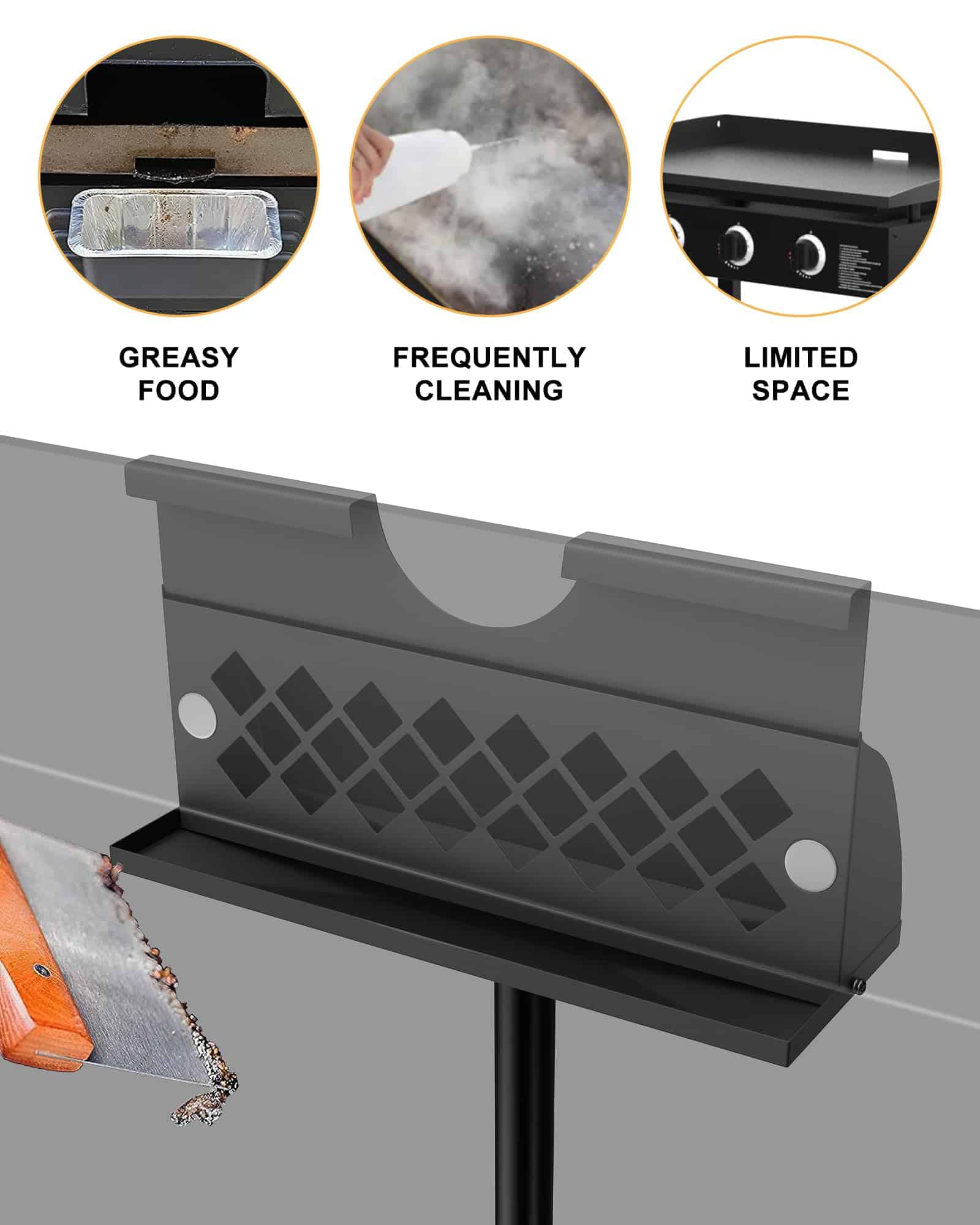 Embudo de drenaje posterior de grasa para Blackstone - Imagen 7