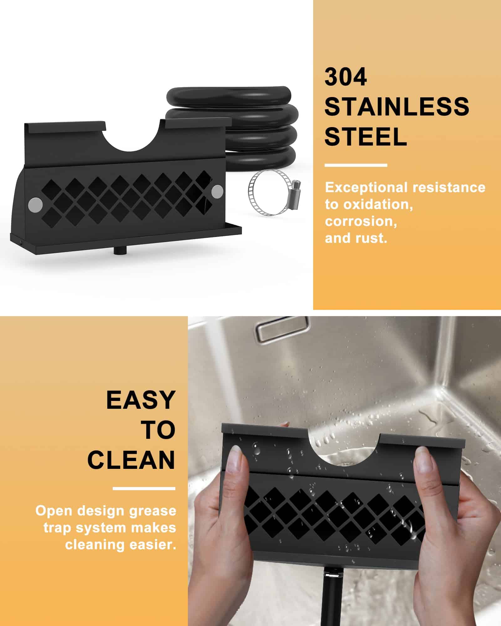 Embudo de drenaje posterior de grasa para Blackstone - Imagen 6