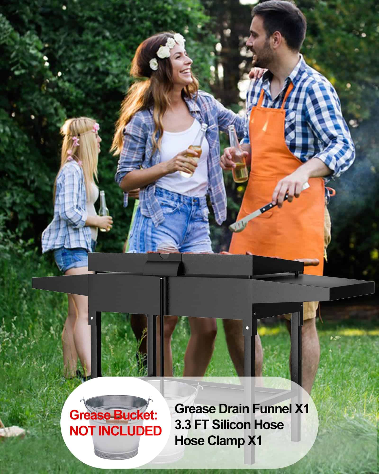 Embudo de drenaje posterior de grasa para Blackstone - Imagen 8