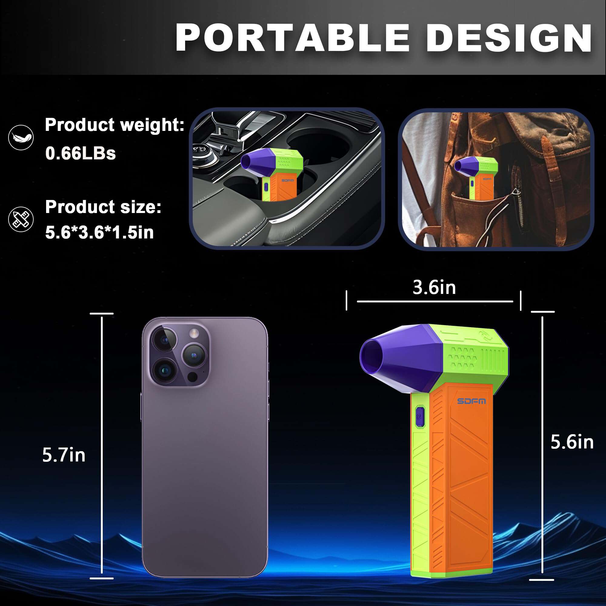 Soplador de Aire Eléctrico SDFM - Soplador de Aire - Imagen 7