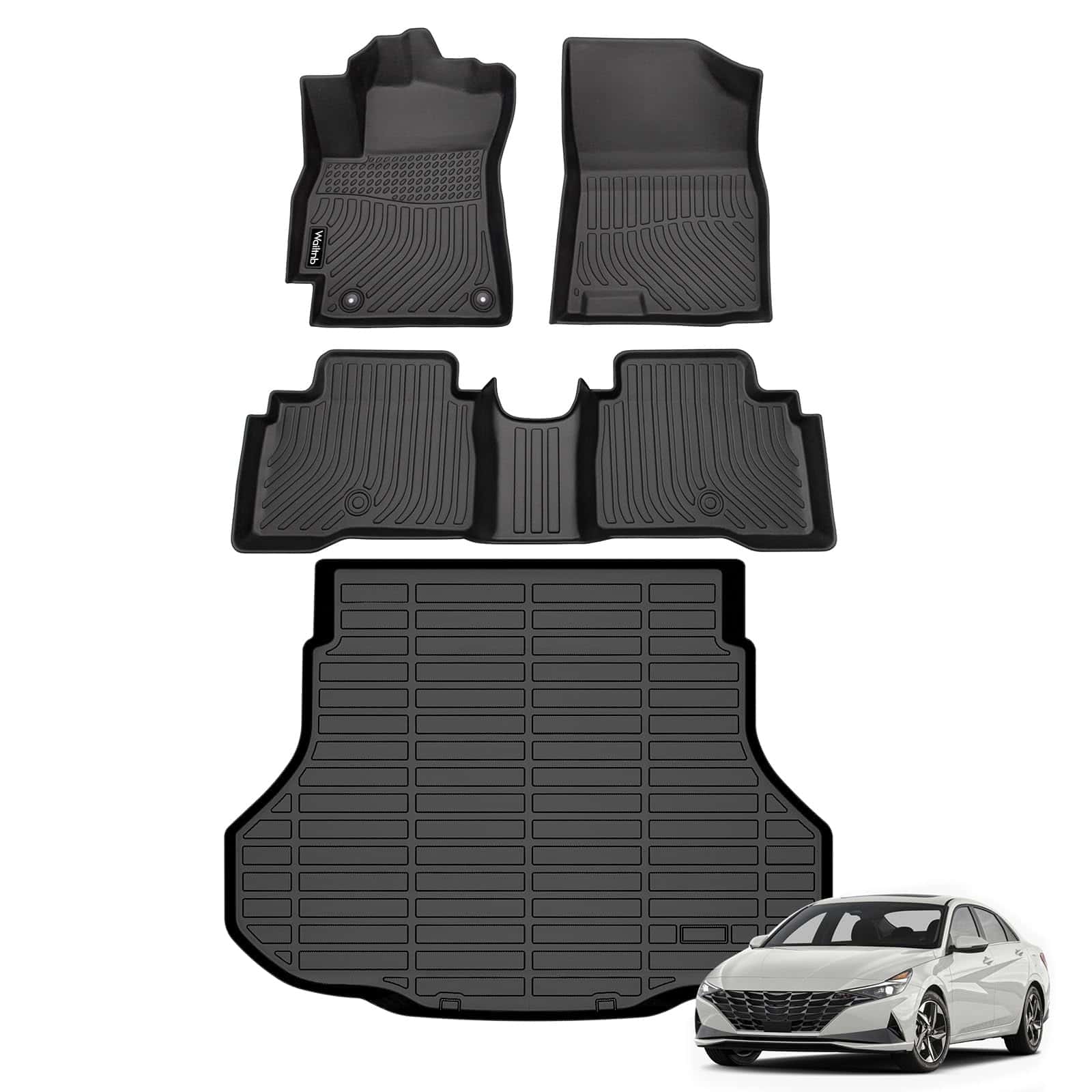 Tapetes de Piso para Automóvil y Protectores -Set Completo-E