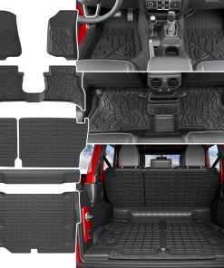 Tapete para piso xipoqix compatible con Jeep Wrangler JL