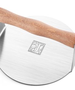 Prensa de Hamburguesas de Acero Inoxidable -lla Plana