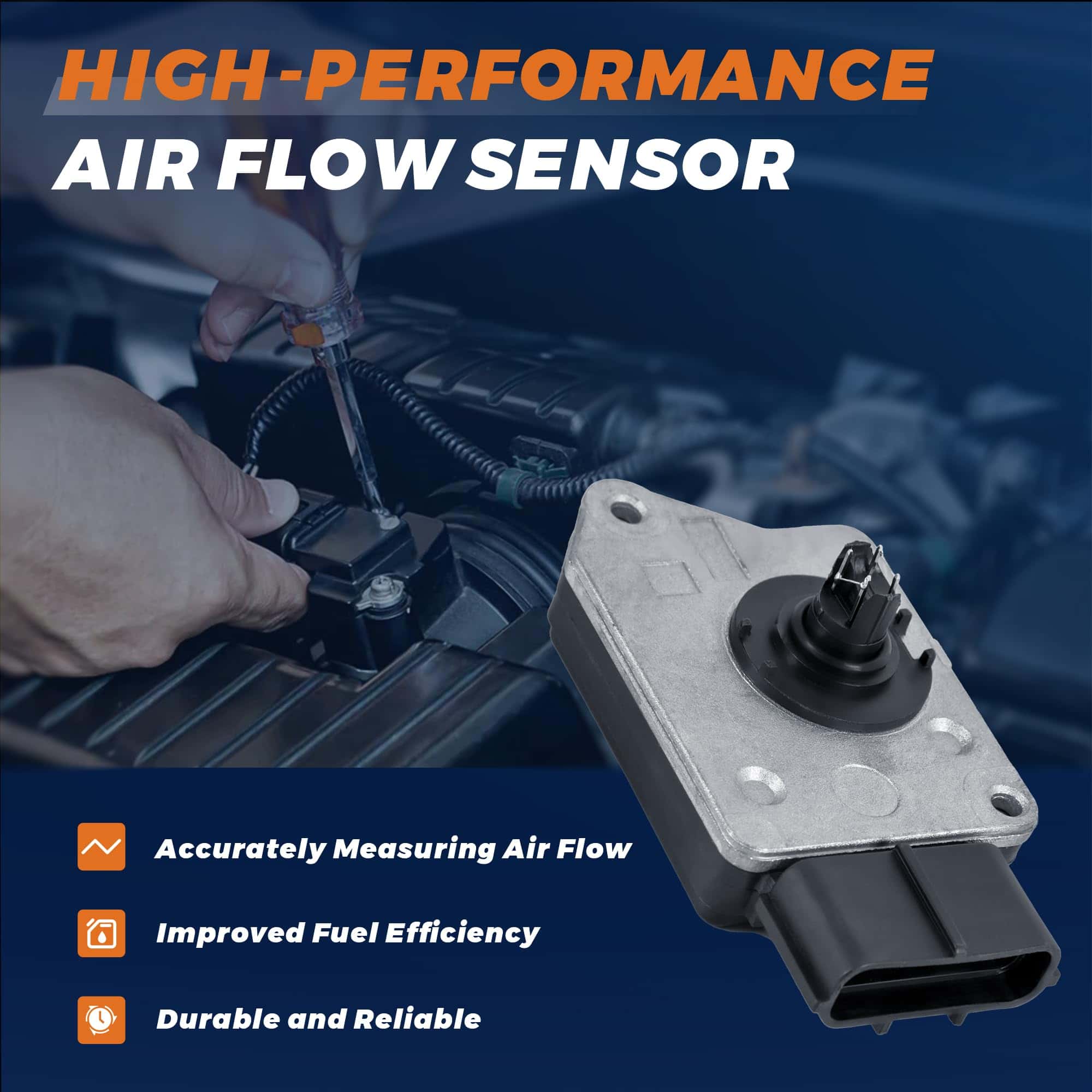 KUIPERAUTO Sensor de Flujo de Aire MAF Compatible para Ford - Imagen 3