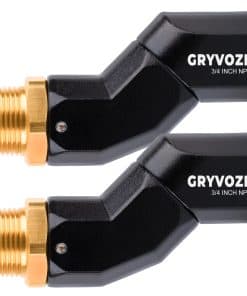 GRYVOZE 2PCS 3/4 Pulgadas NPT Boquilla de Manguera de