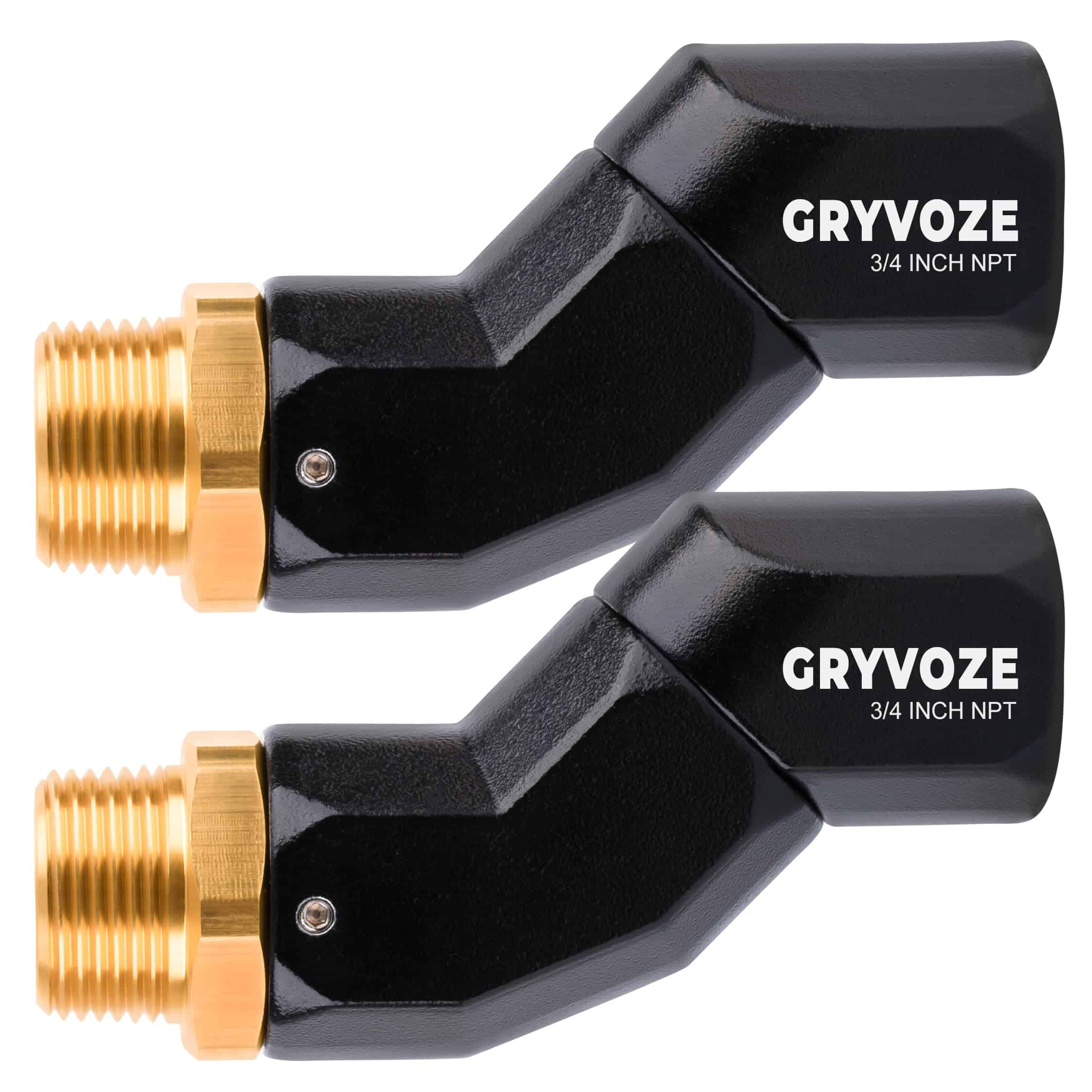 GRYVOZE 2PCS 3/4 Pulgadas NPT Boquilla de Manguera de