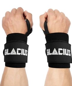 GLACIUS Wrist Wraps (Aprobado por USPA e IPL) 18" | Soporte
