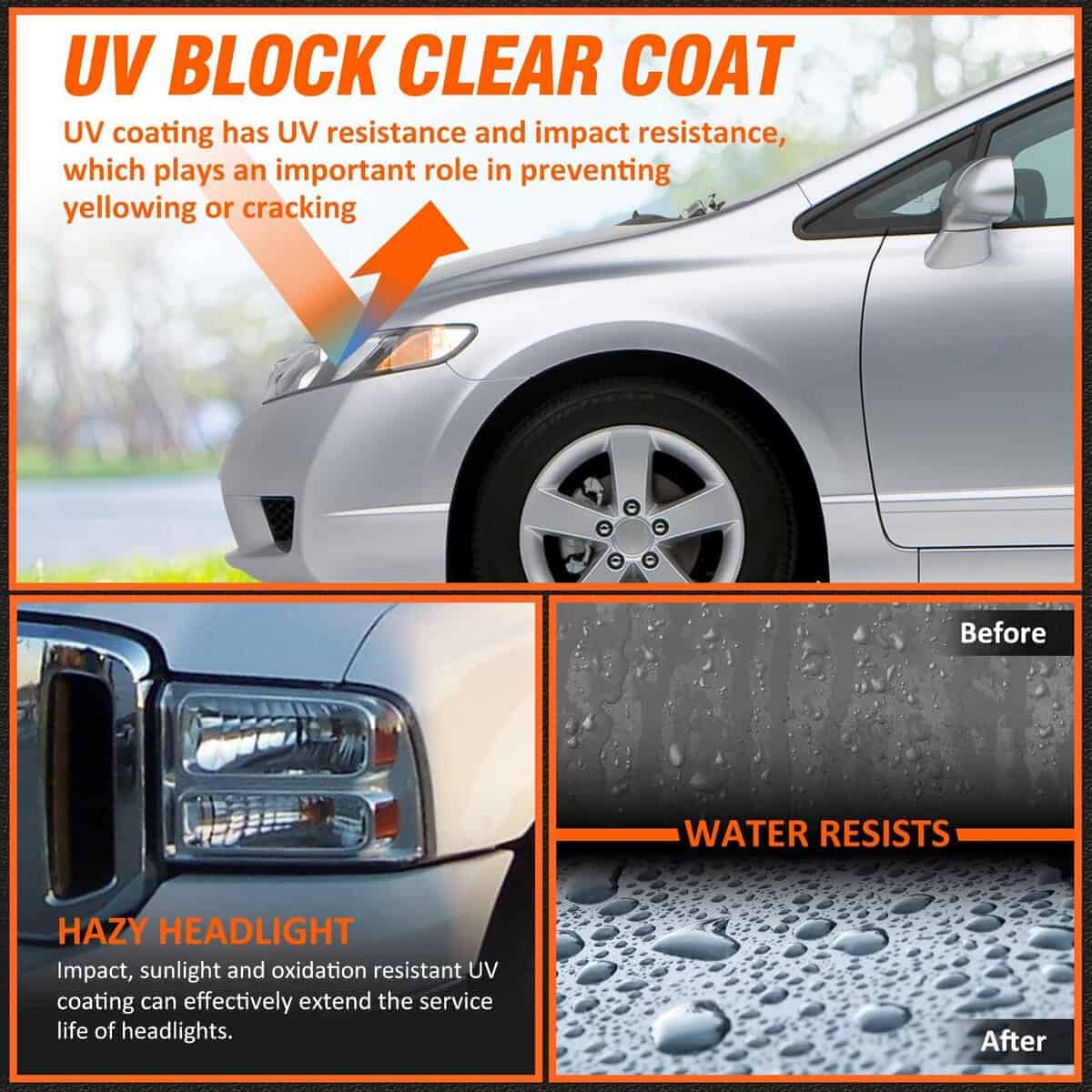 Conjunto de Faros para 2005-2007 Ford F250 F350 F450 F550 - Imagen 8