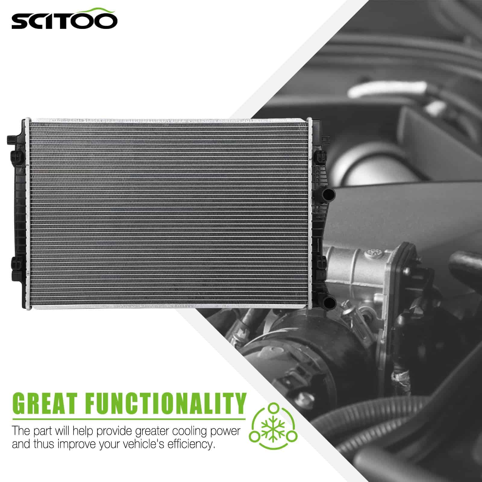 Ensamblaje del Radiador de Refrigeración del Motor SCITOO - Imagen 3