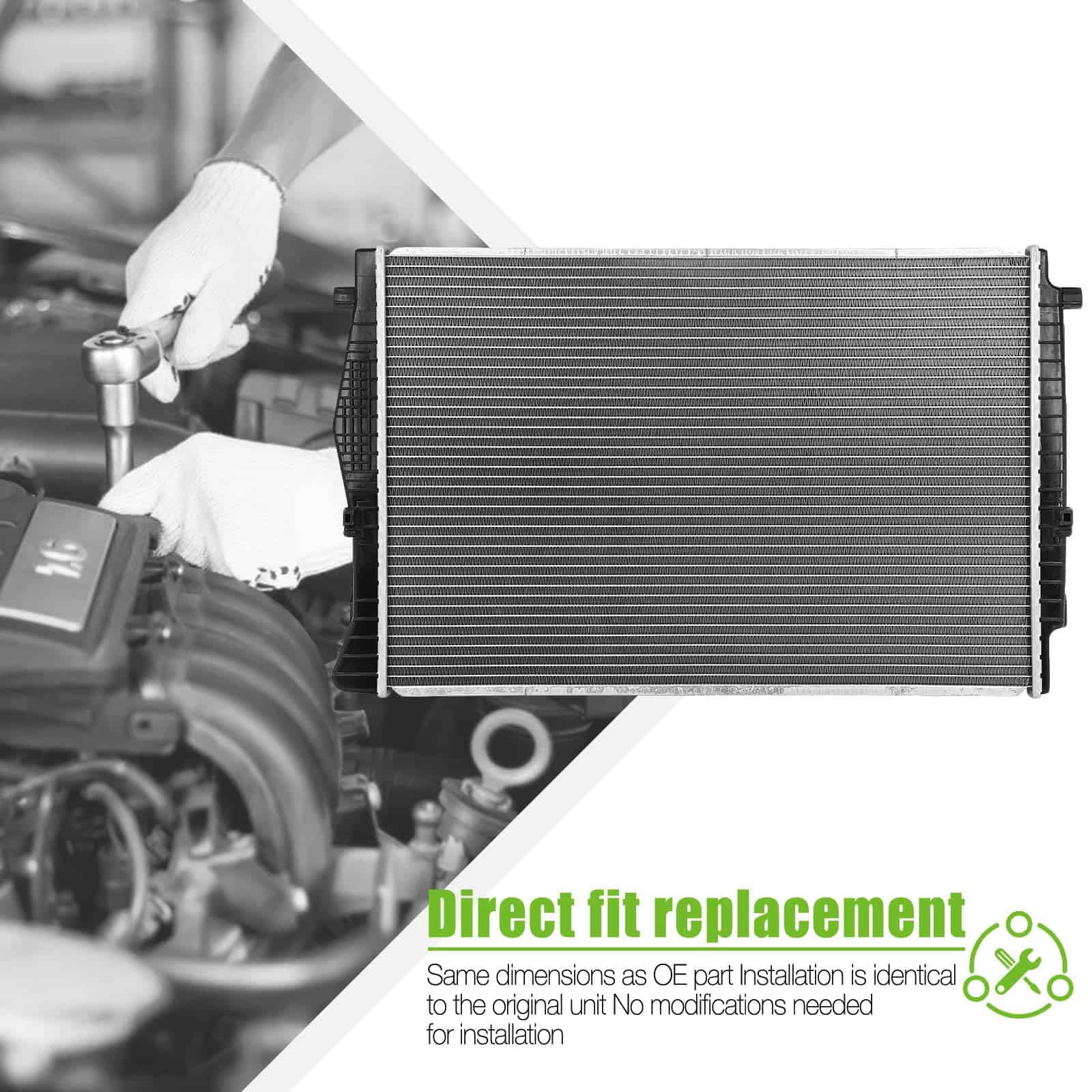 Ensamblaje del Radiador de Refrigeración del Motor SCITOO - Imagen 5