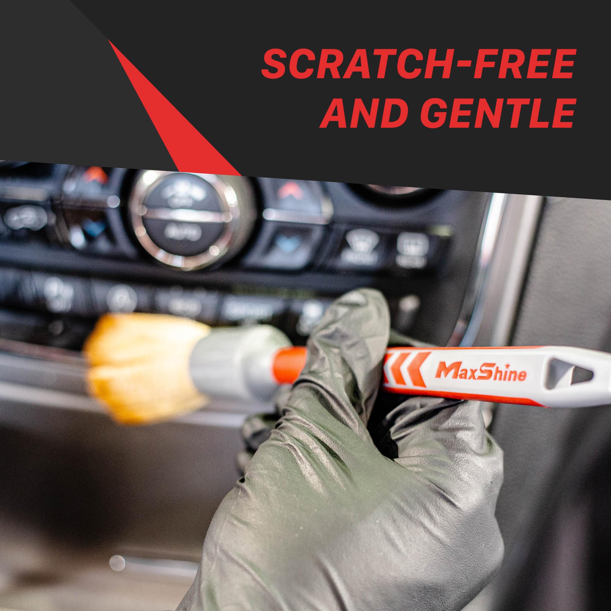 Juego de 3 cepillos para detallado ultra suaves Maxshine - - Imagen 8