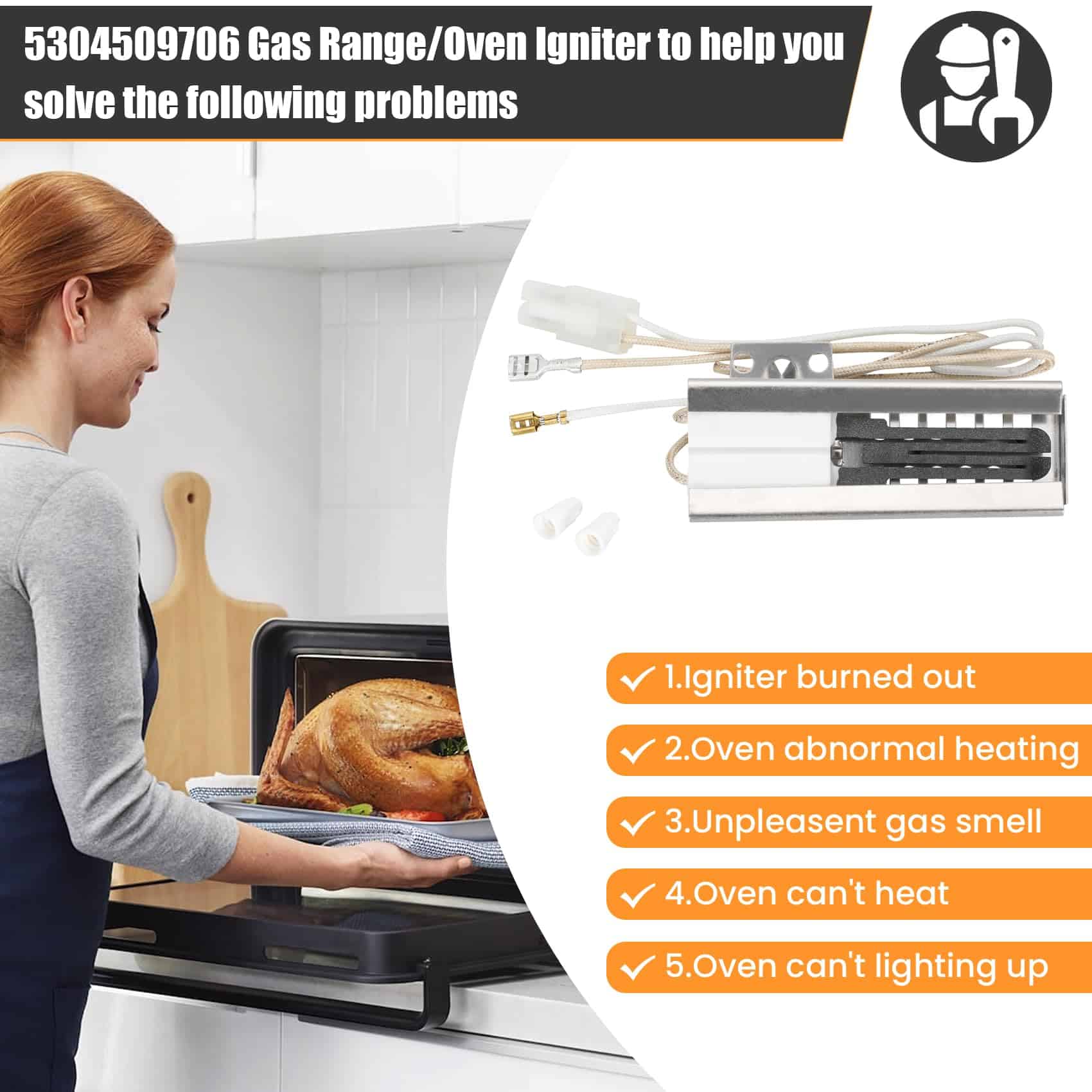 5304509706 - Ignitor de horno a gas para reemplazar - Imagen 7