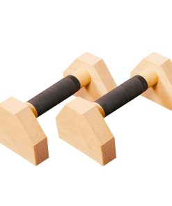 Barras de Flexiones Bounabay, 1 Par de Paralelas de Madera