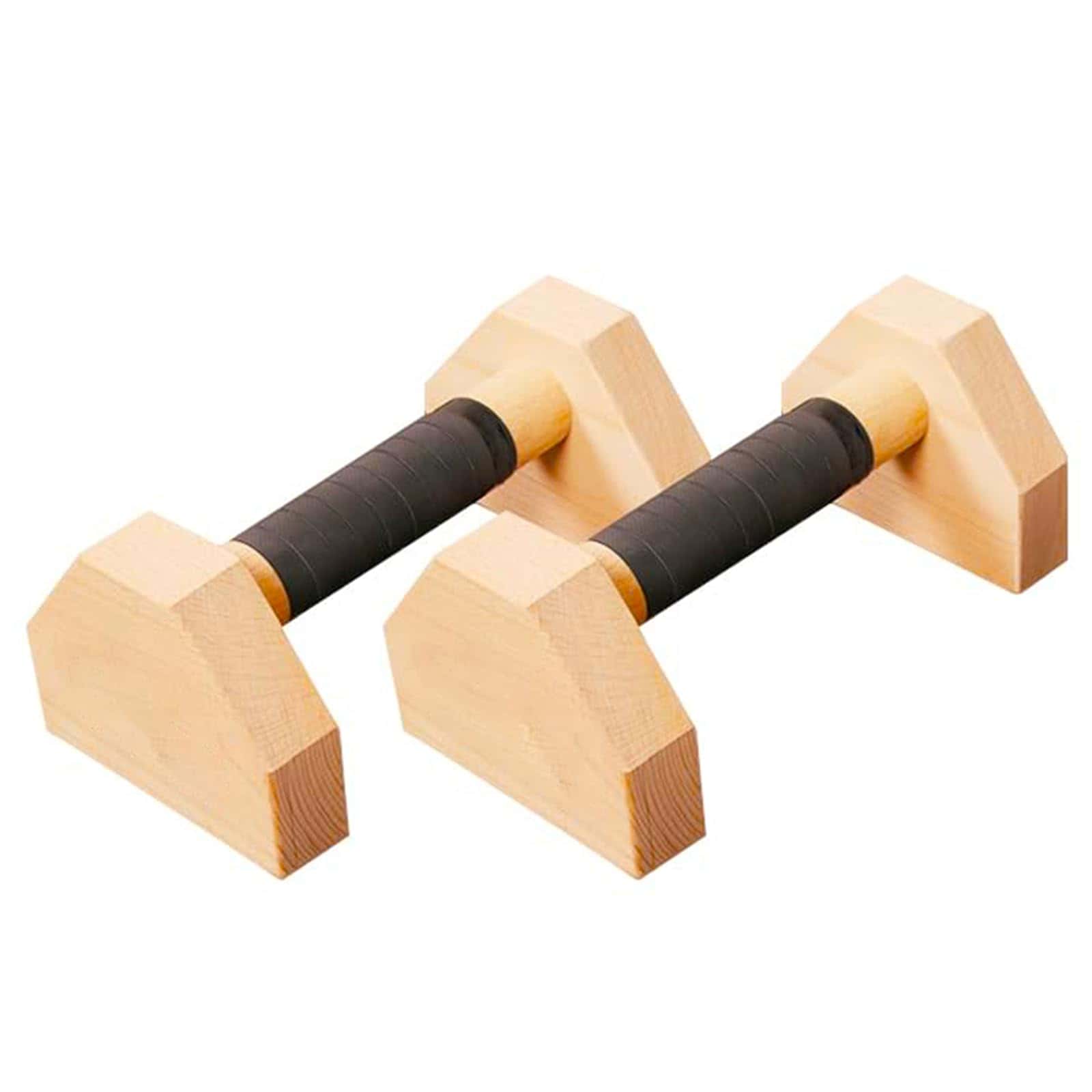 Barras de Flexiones Bounabay, 1 Par de Paralelas de Madera