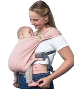 Portabebés Envuelto Boba Pre-Wrapped con Hebilla, Híbrido