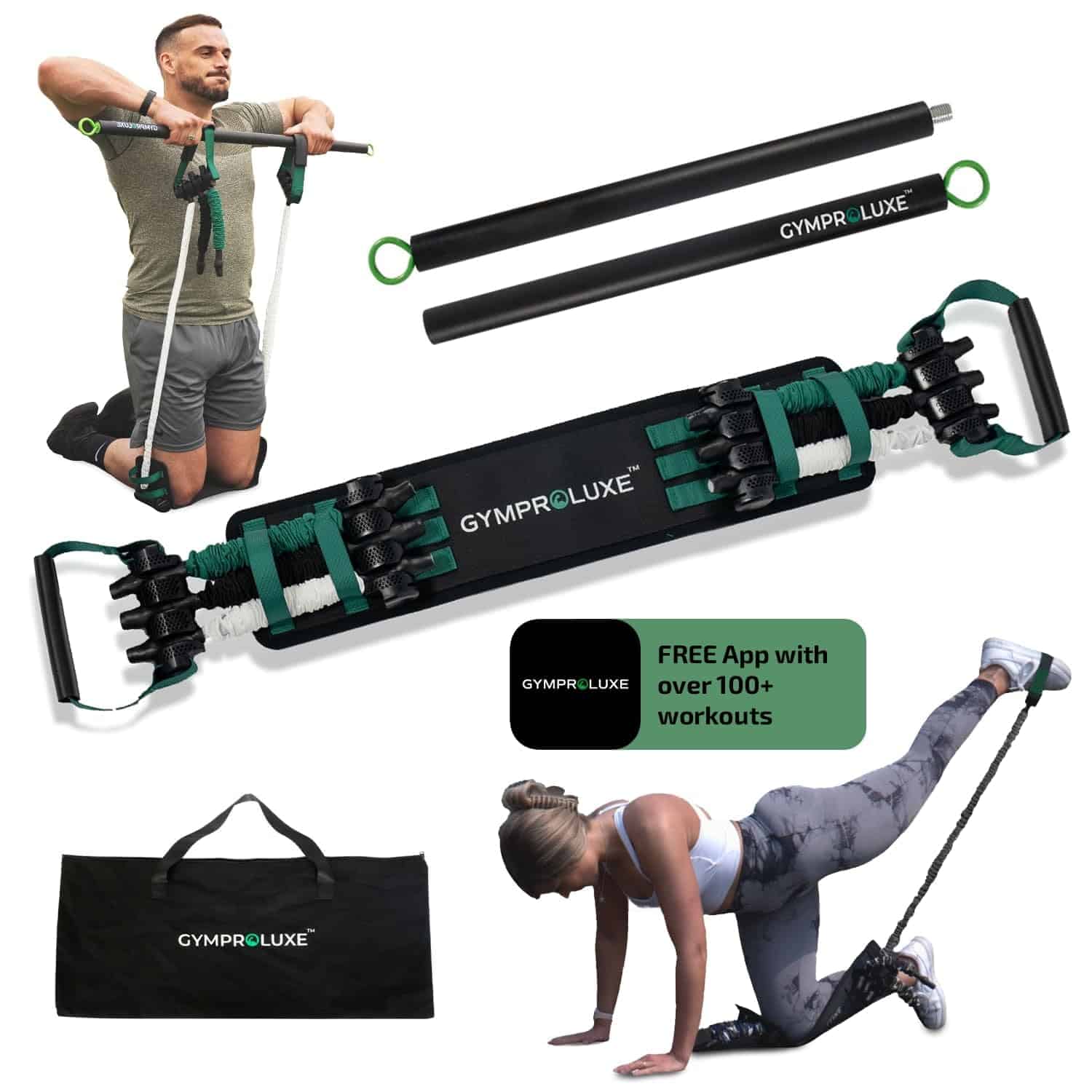 Conjunto de Barra y Bandas de Resistencia Gymproluxe