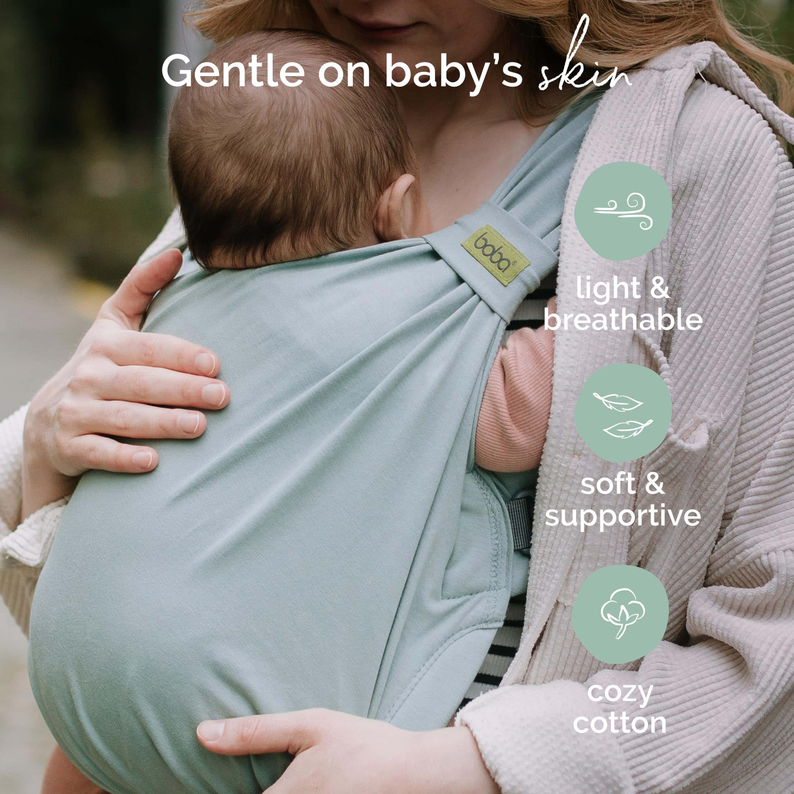 Porta Bebé Envuelto Previamente Boba con Hebilla, Portabebé - Imagen 4