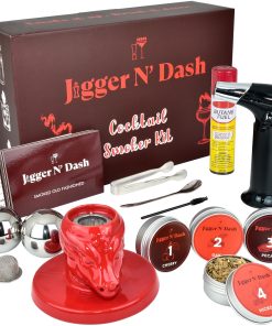 Kit de Ahumador para Cócteles Jigger N' Dash CON ANTORCHA Y