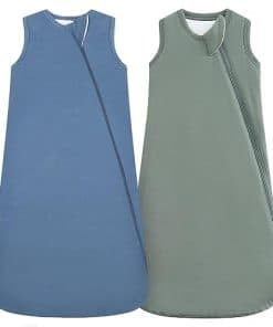 Saco de Dormir para Bebé HAPIU Unisex de -Azul Claro y Verde