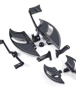 TOPRAMETAL para Harley Floorboards Touring -Negro