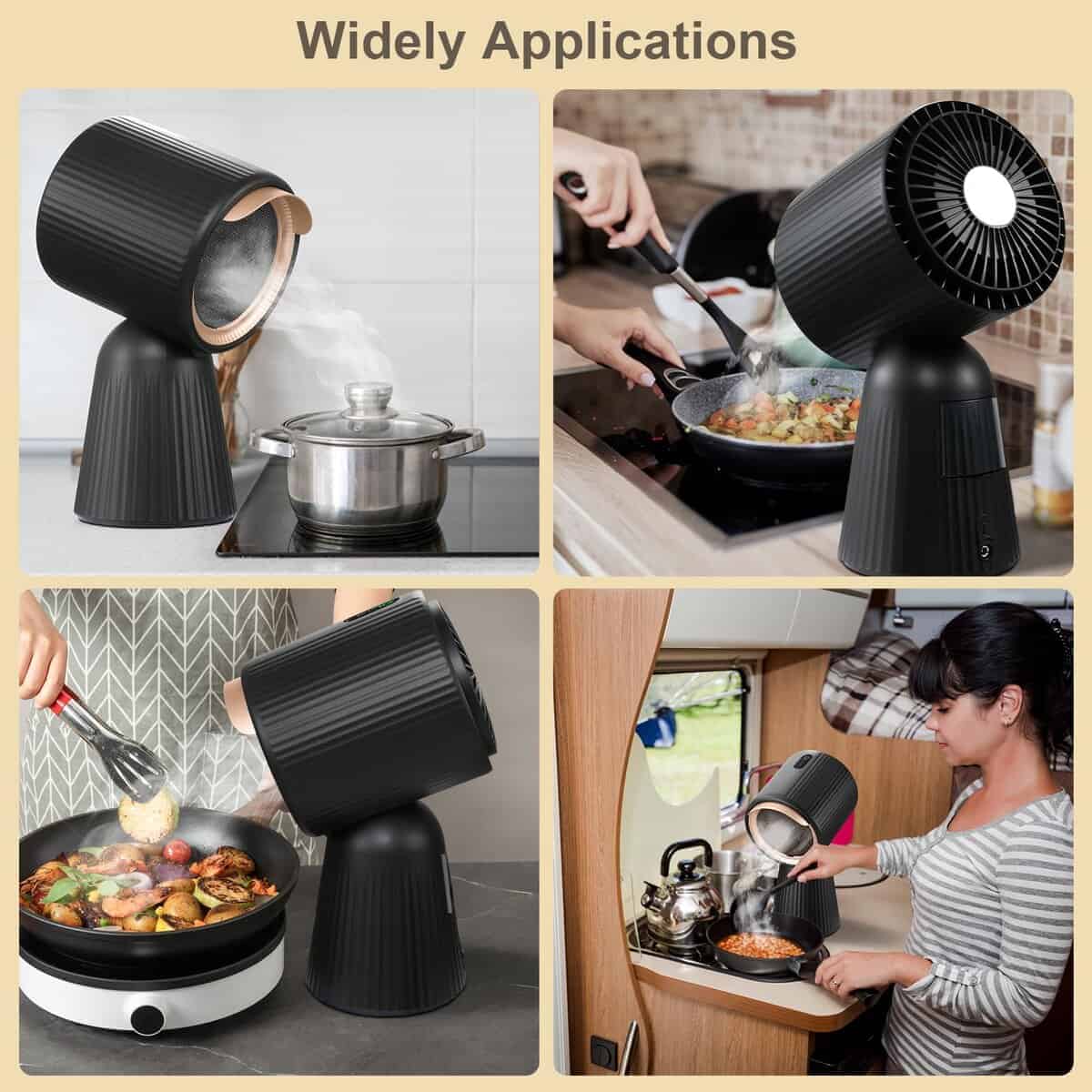 Campana extractora portátil Zomagas, Campana de escritorio - Imagen 3