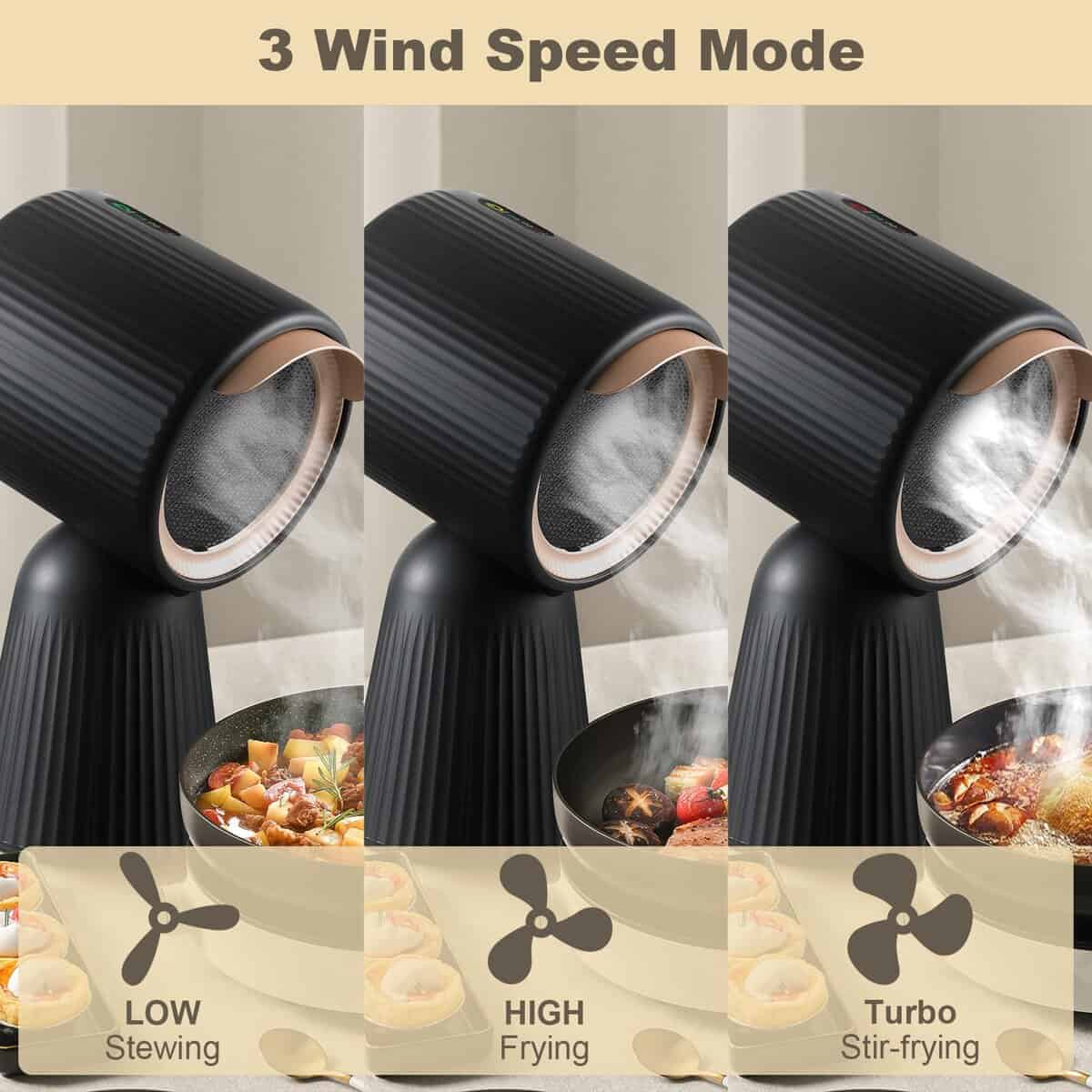 Campana extractora portátil Zomagas, Campana de escritorio - Imagen 6