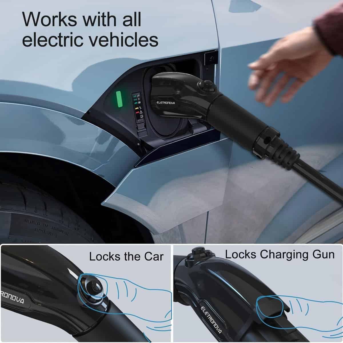 Cargador de Vehículo Eléctrico Eletronova Nivel 2 240V 15A - Imagen 6