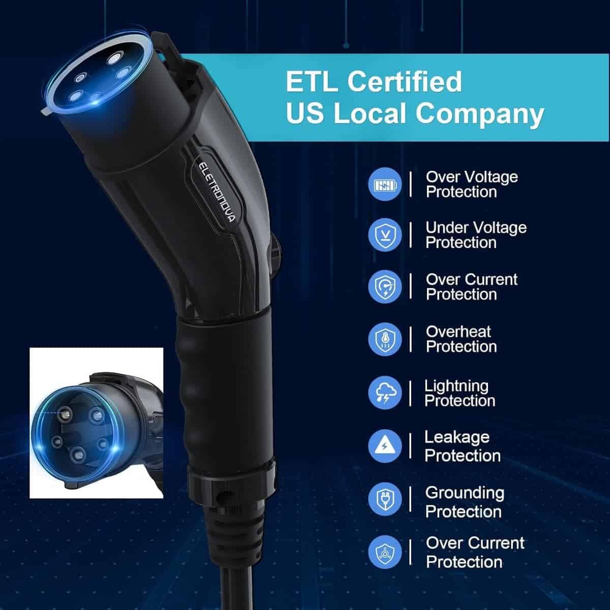 Cargador de Vehículo Eléctrico Eletronova Nivel 2 240V 15A - Imagen 5