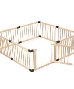 Parque infantil de madera MEWANG para bebés y niños